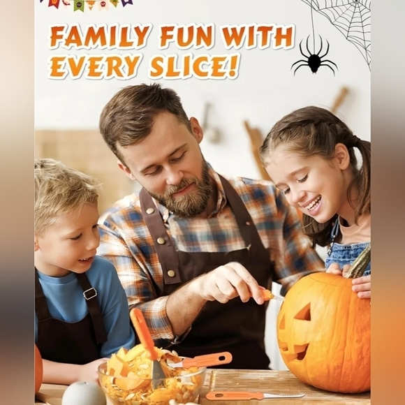 Halloween Pumpkin Carving Tools Kit - Picture 4 of 8